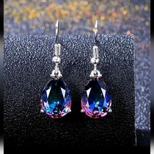 ✨3 FOR $28✨🆕️ MULTI-TONE TOPAZ CRYSTAL DROP EARRINGS